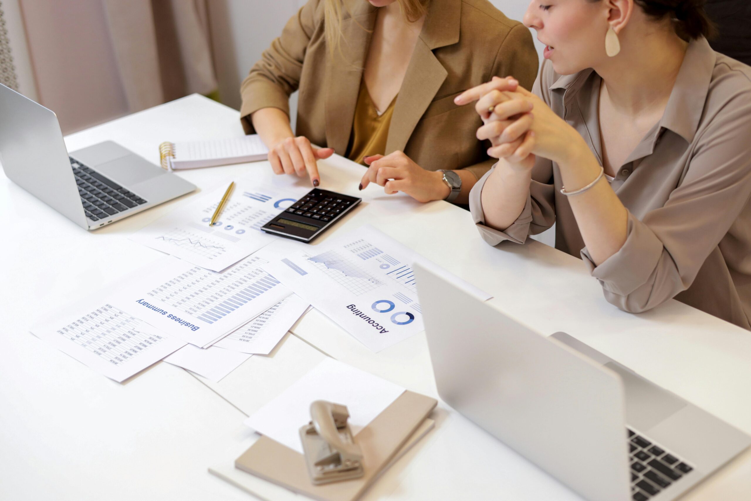 Businessman person woman space